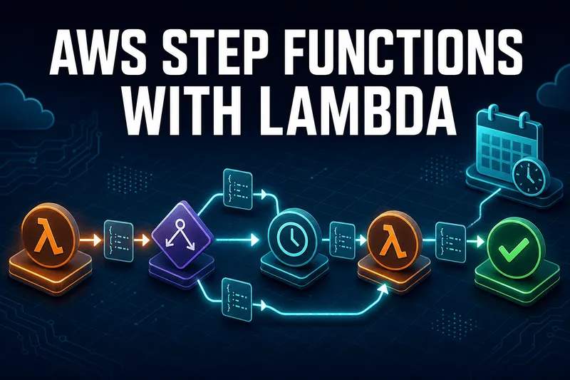 AWS Step Functions with Lambda: Scheduling and Passing Data