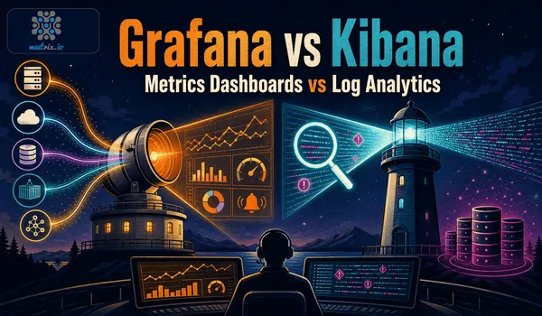 Grafana vs Kibana: Metrics vs Logs Monitoring