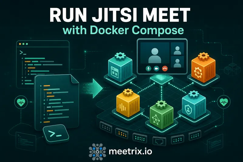 Run Jitsi Meet with Docker Compose