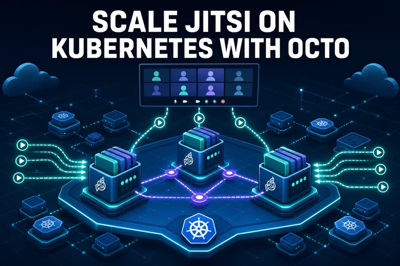 Jitsi Kubernetes: Scaling Videobridges with Octo