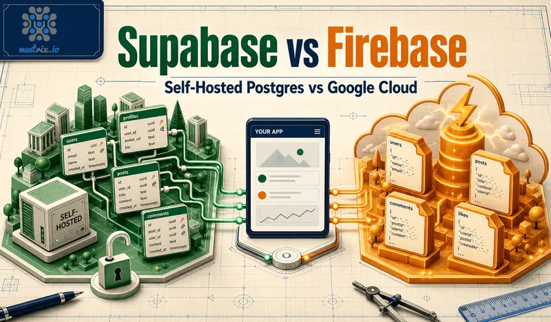 Supabase vs Firebase: Self-Hosted Postgres vs Google Cloud