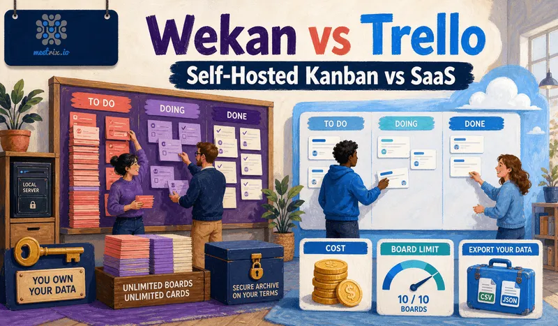 Wekan vs Trello: Self-Hosted Kanban vs SaaS
