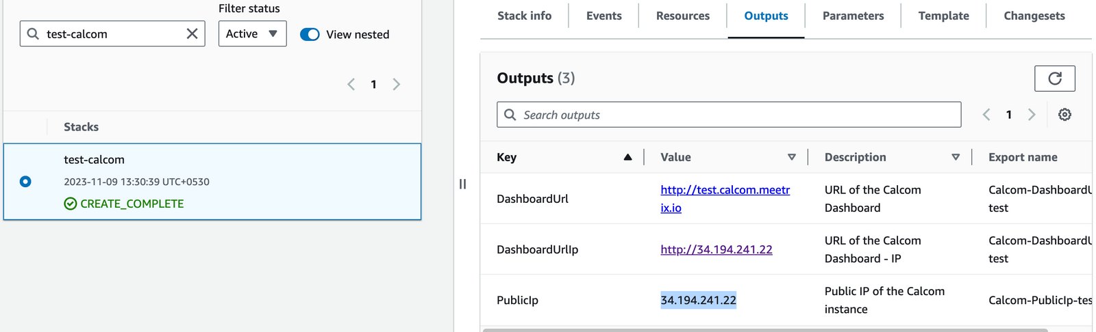 Copying Public IP for SSH access