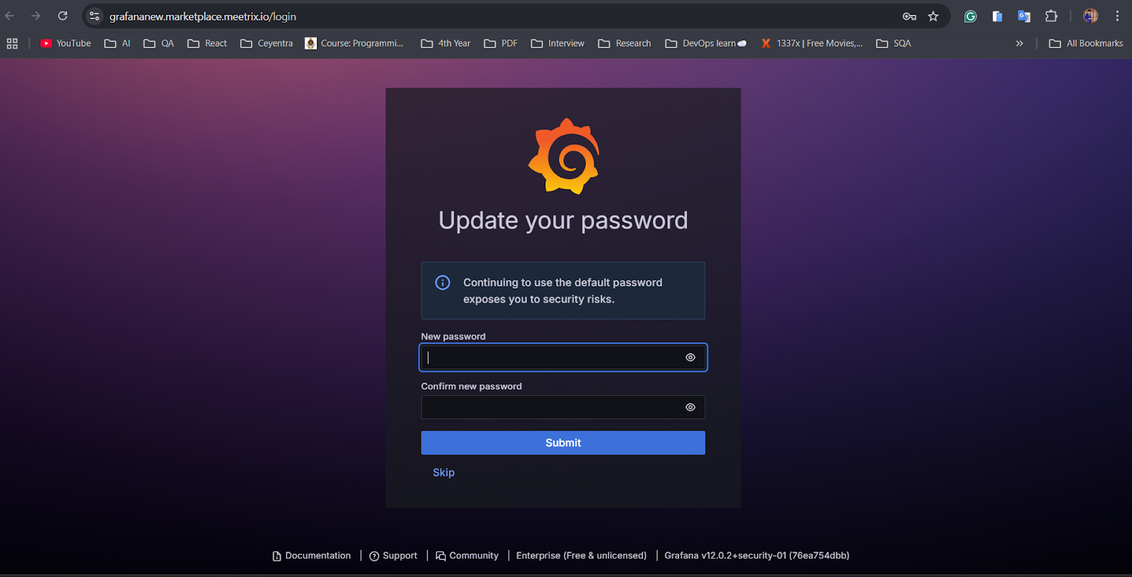 Grafana Dashboard Overview