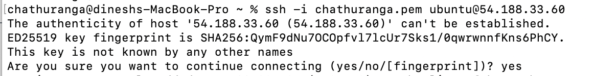 Logging into the Llama 2 server via SSH