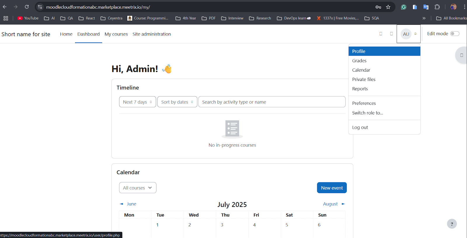 Moodle Developer Guide