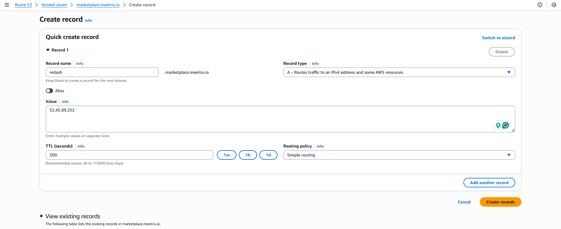 Redash Developer Guide - Update DNS