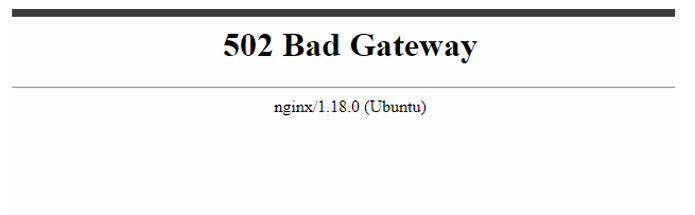 Insufficient capacity