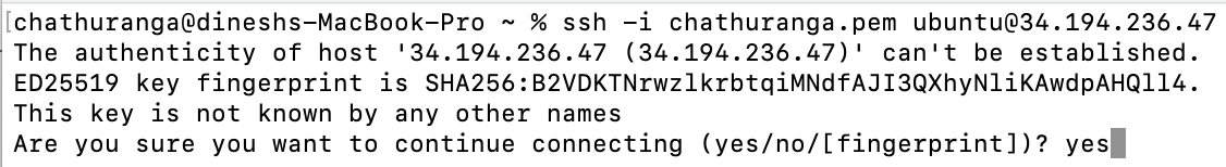 Logging into the Wekan server via SSH