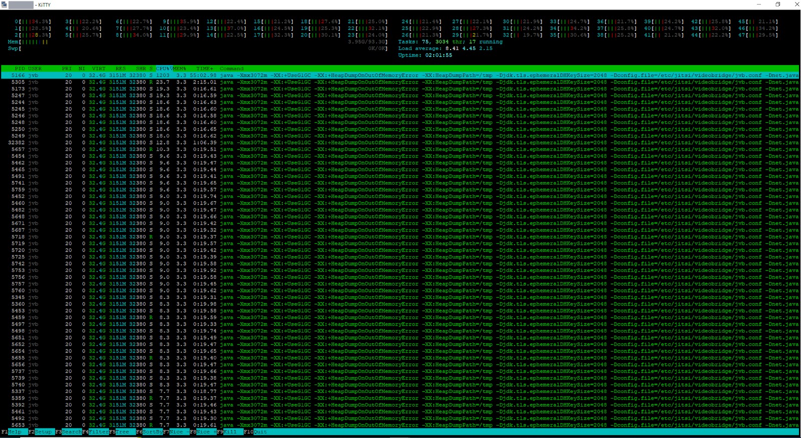 Exploration de la limite de rencontre Jitsi 02