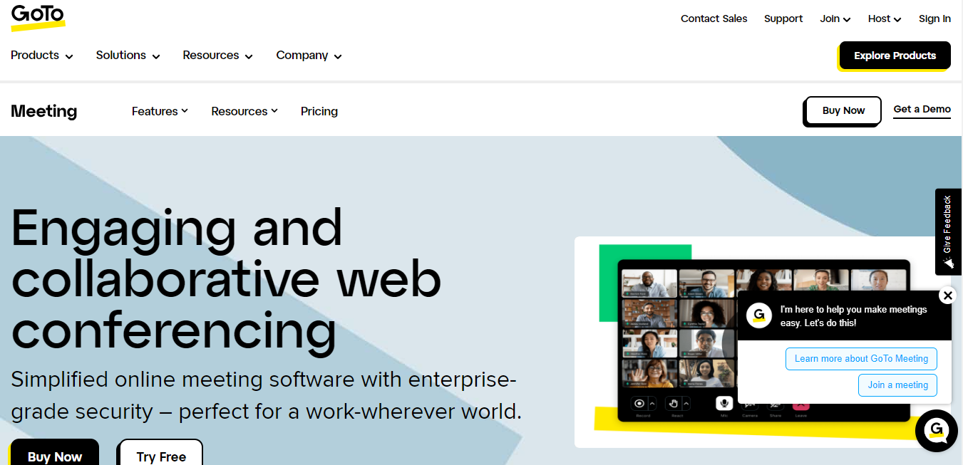 GoToMeeting video conferencing software