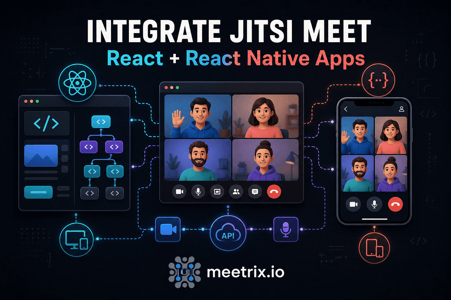 Integrate Jitsi Meet into React and React Native Apps