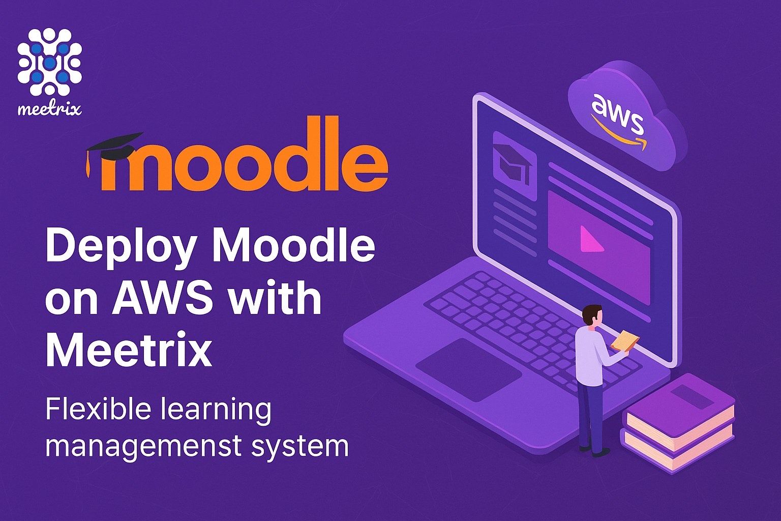 Deploy Moodle on AWS with Meetrix