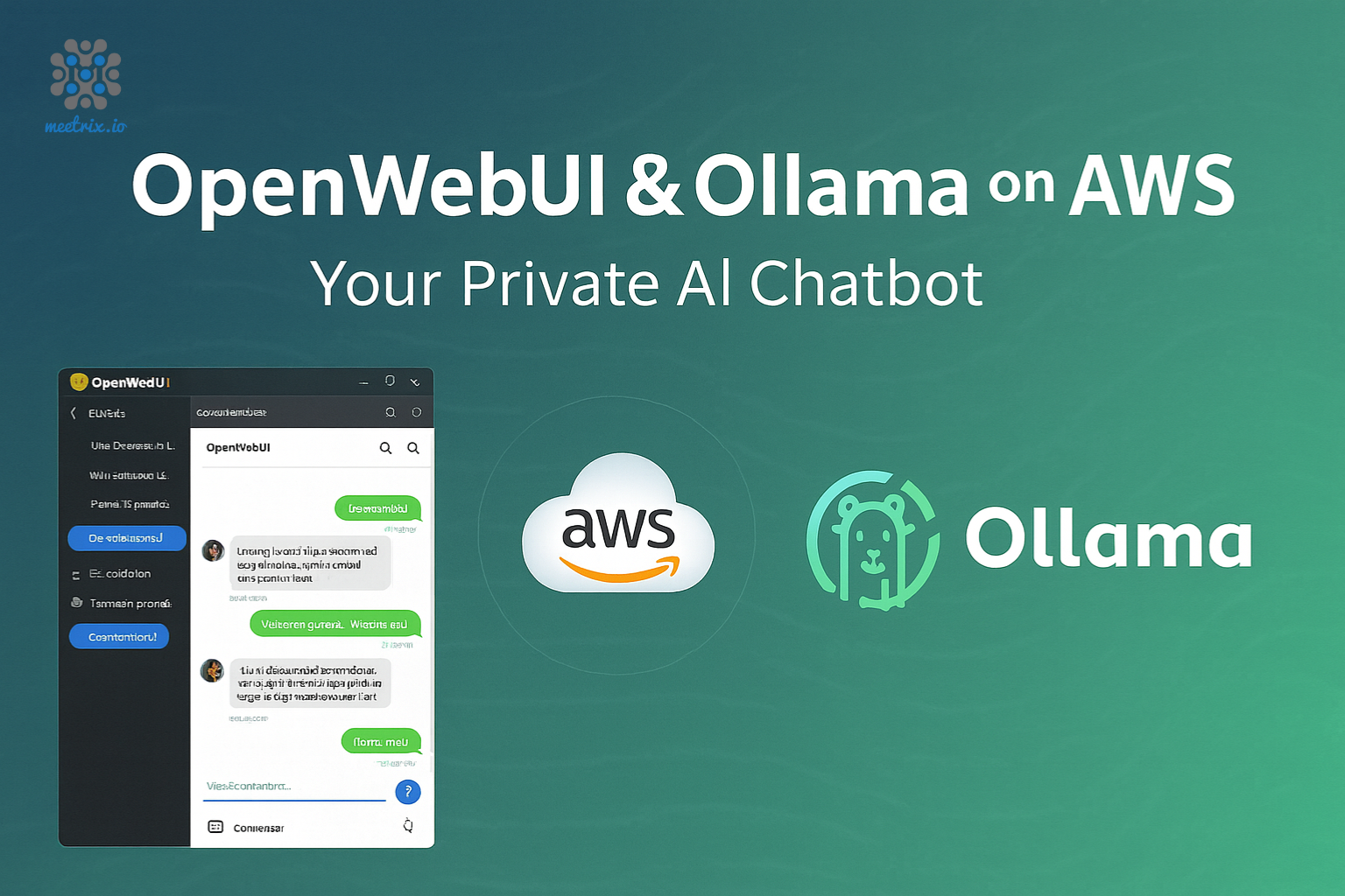 Deploy OpenWebUI Ollama on AWS with Meetrix