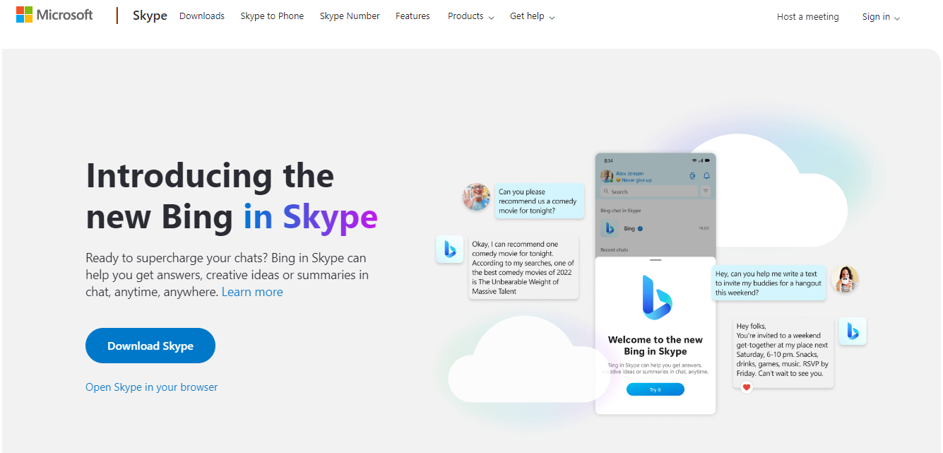 Skype Interface